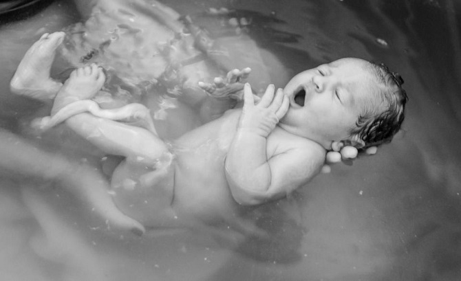 Il primo respiro nel parto in acqua